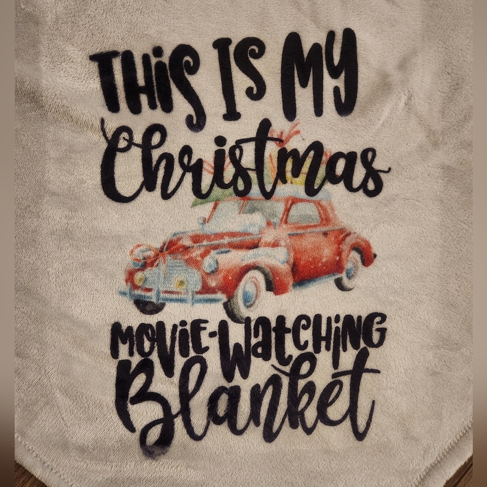 This is my Christmas Movie Watching‎ Blanket